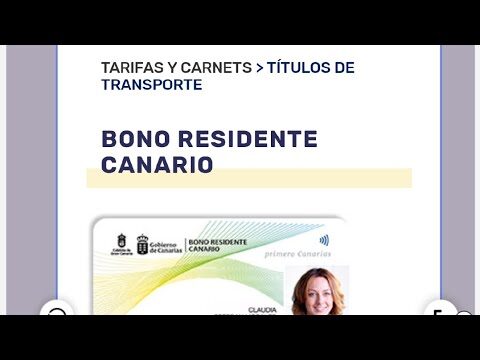 Gu&iacute;a para Solicitar la Tarjeta de Transporte en Palm-Mar